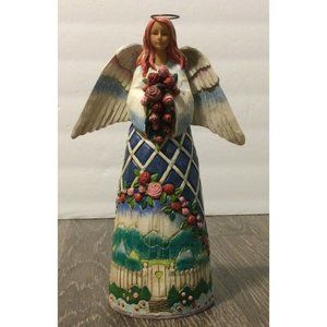 Enesco Heartwood Creek Jim Shore 2003 Guardian of the Garden and Flowers Angel